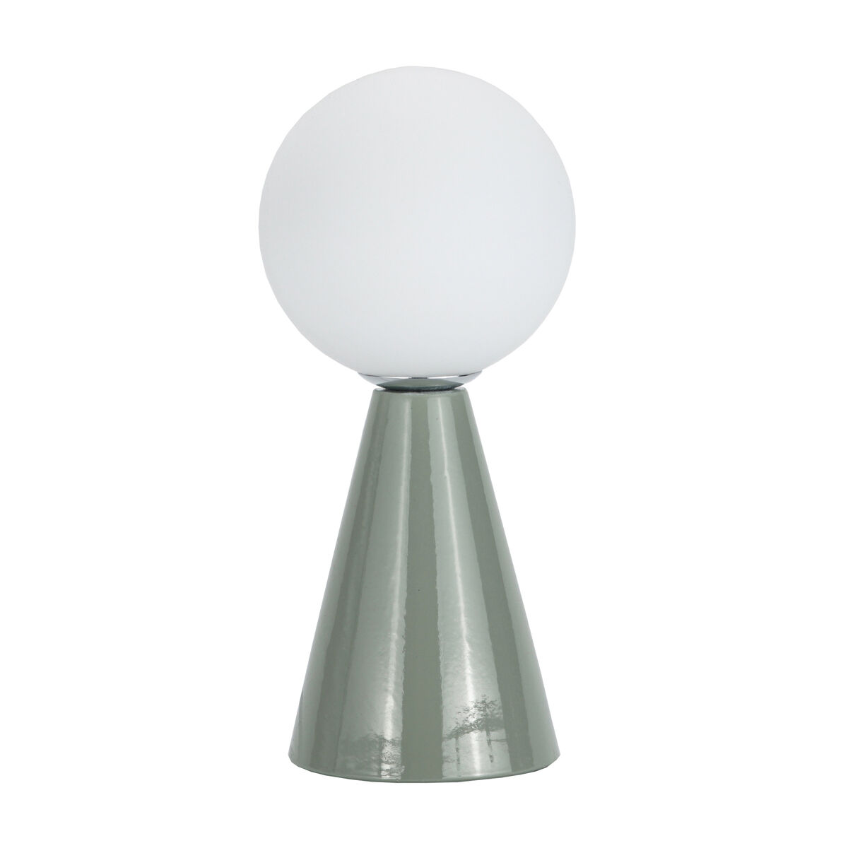 Bordslampa Versa Grön Keramik Glas 40 W 10 x 22,5 cm Prisma