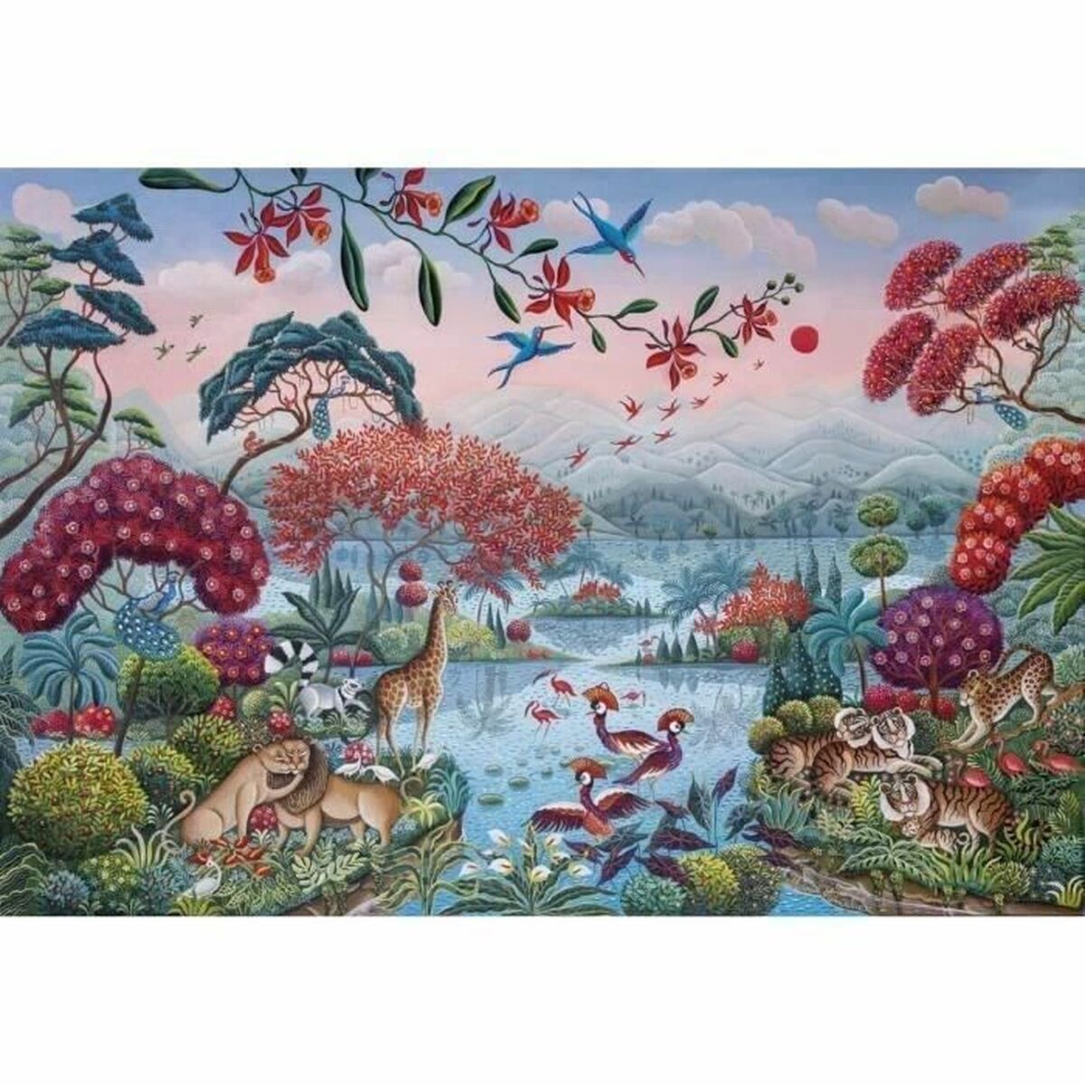 Pussel Clementoni 32571 The Peaceful Jungle 2000 Delar - 3