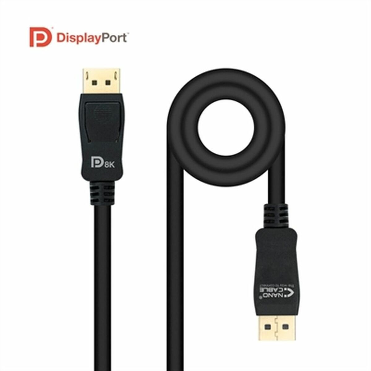 DisplayPort Kabel NANOCABLE 10.15.2501 Svart 1,5 m (1,5 m)