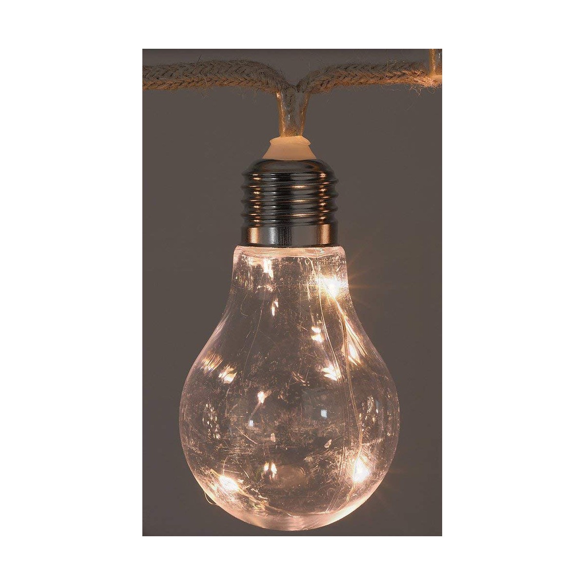 LED-krans Brun Varmvit 2,85 m - 2
