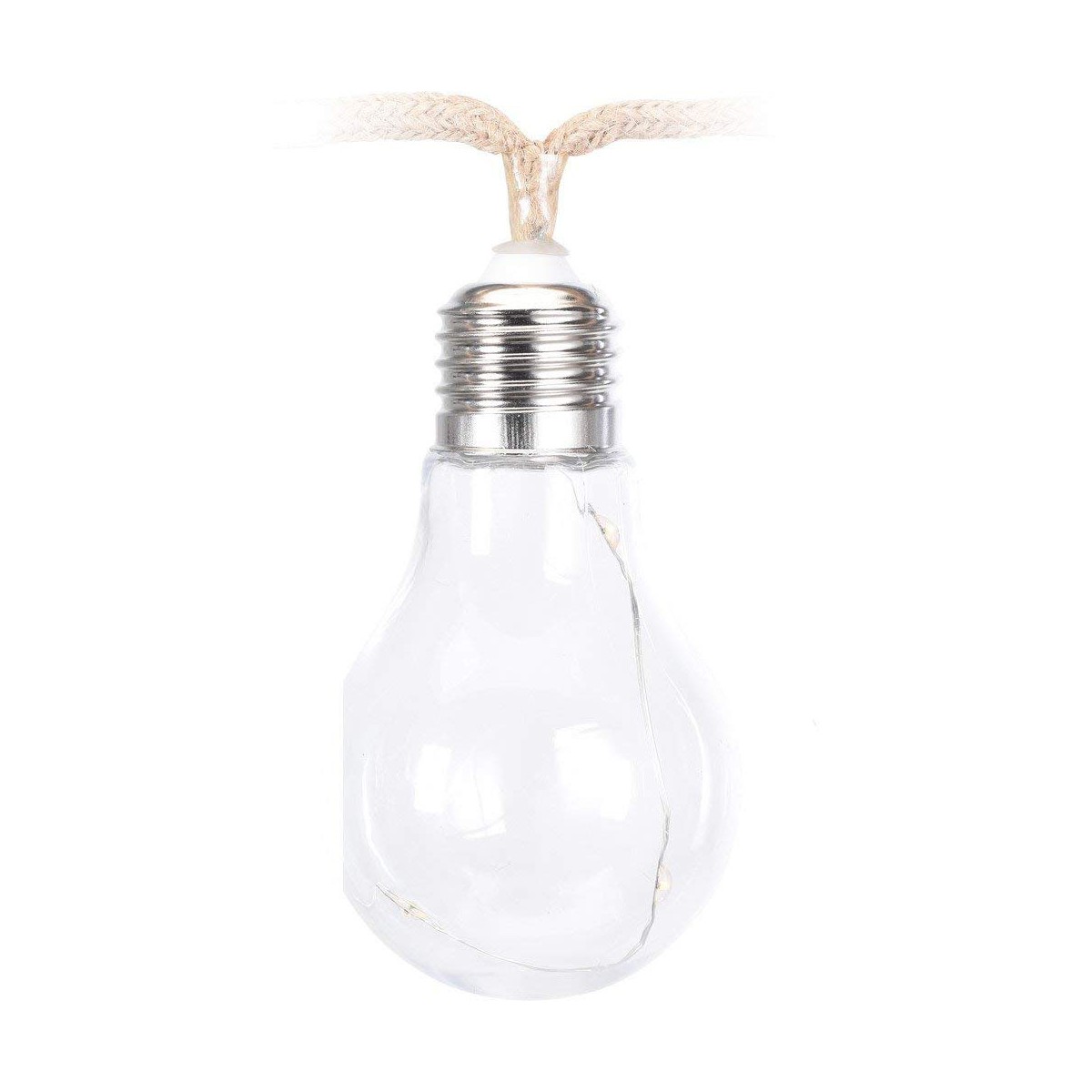 LED-krans Brun Varmvit 2,85 m