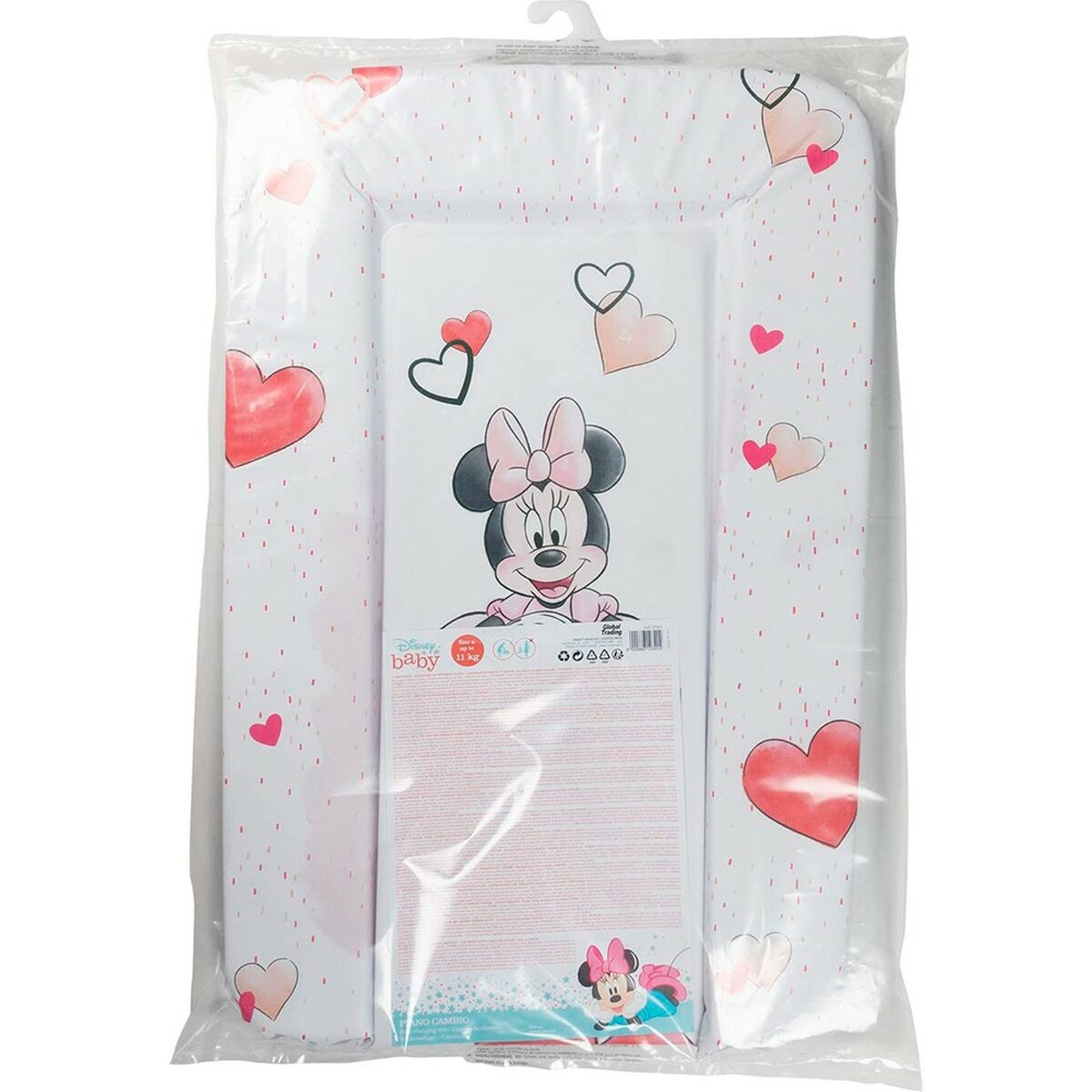 Växlare Minnie Mouse CZ10340 Resa Vit Hjärtan 73 x 48,5 x 3 cm - 2