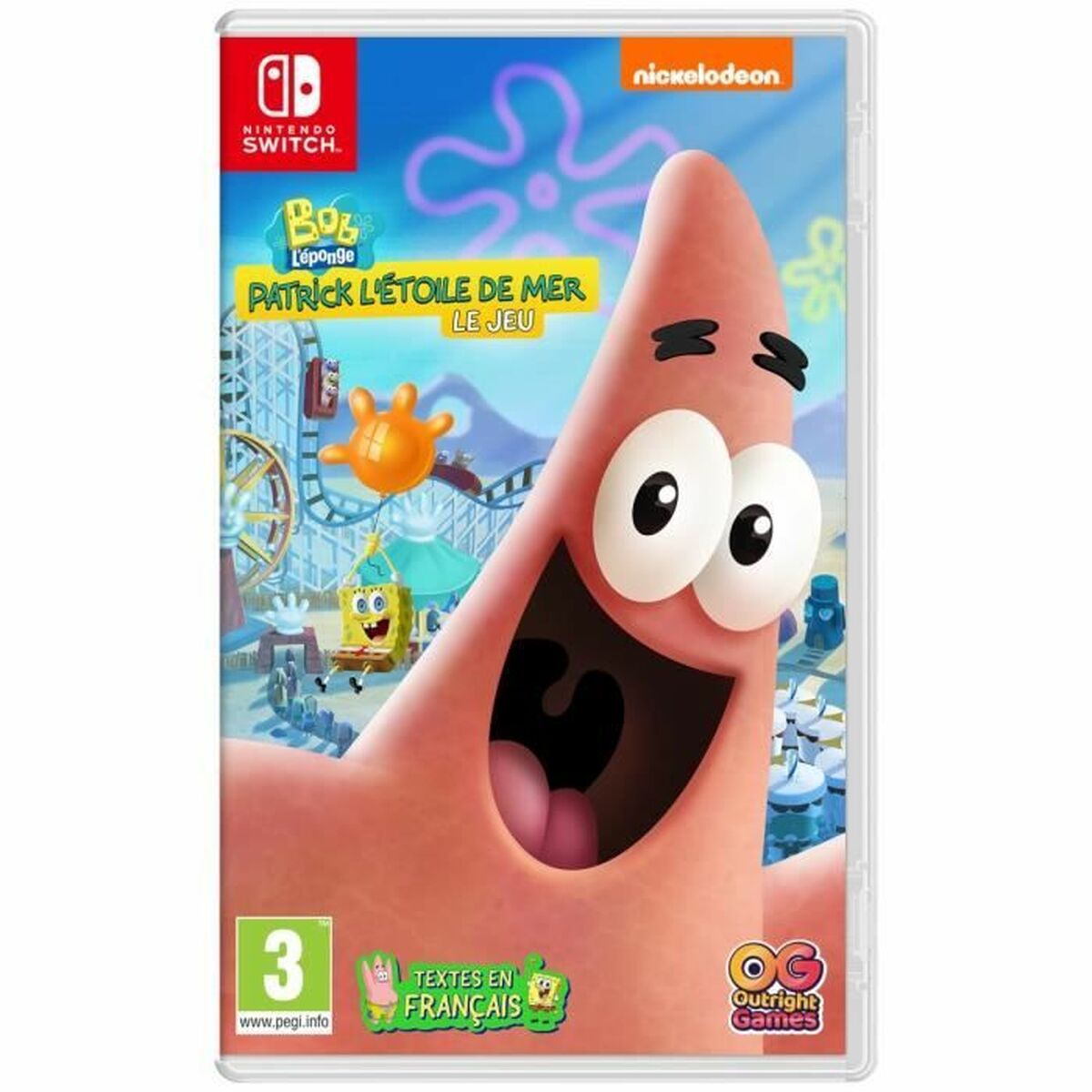 TV-spel för Switch Bandai Namco Bob L'éponge : Patrick l'Étoile de Mer