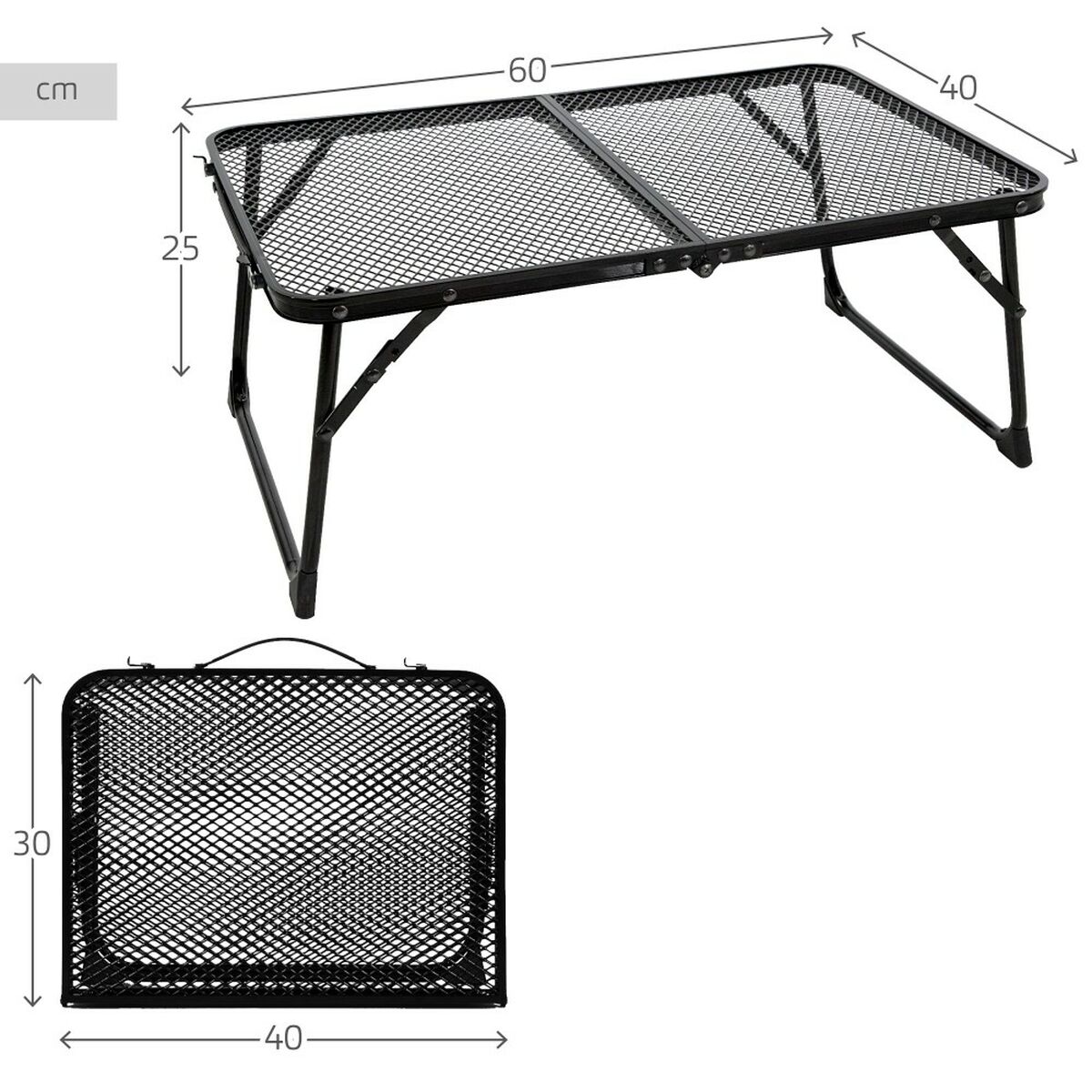 Fällbord Aktive 60 x 25 x 40 cm (4 antal) - 5