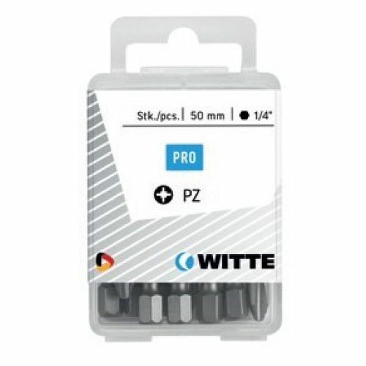 Bitssats WITTE Pozidriv PZ1 5 antal