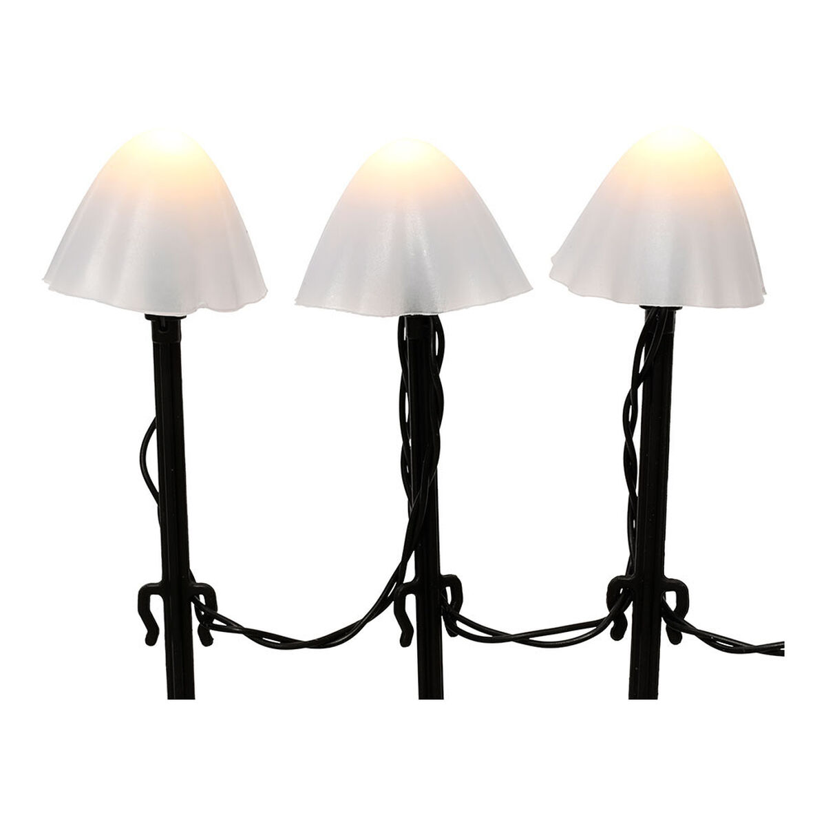 Dekorativ belysning för växter Lumineo 491762 Vit Mini Svamp (20 antal)