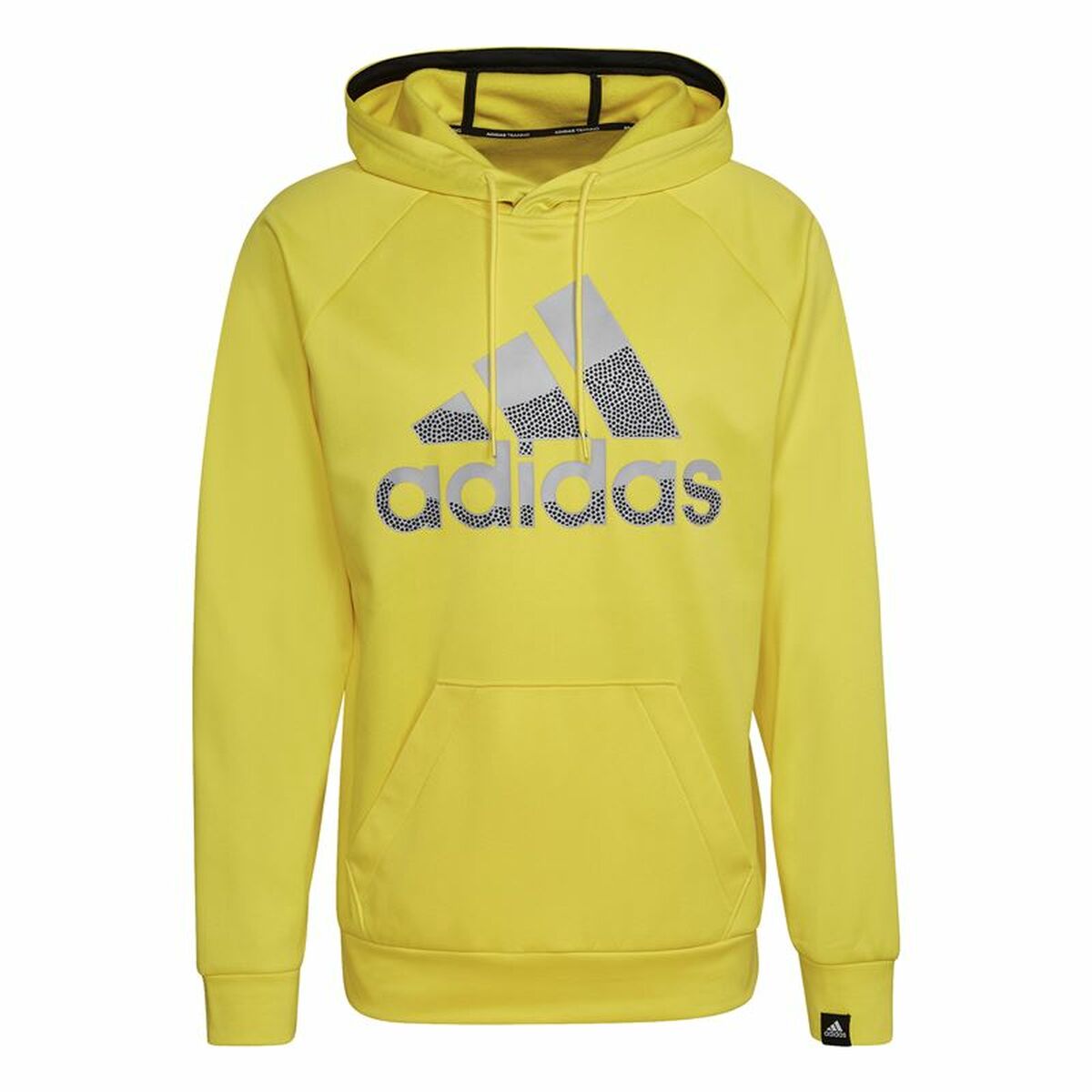 Tröja med huva Herr Adidas  Game and Go Big Logo Gul - 17
