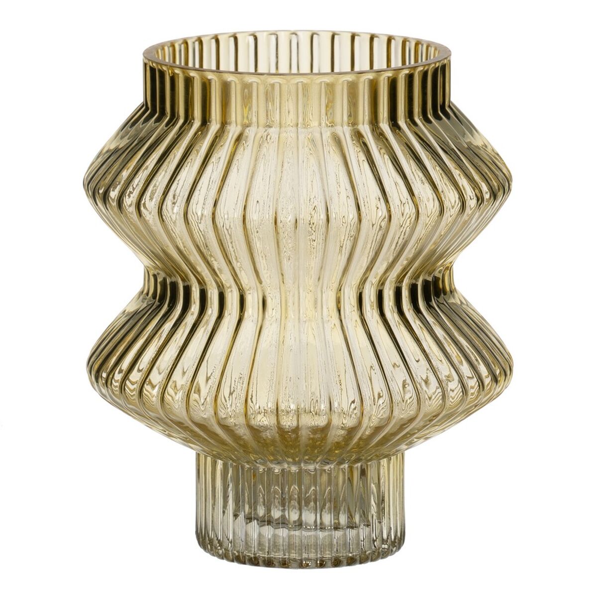 Vas Gul Glas 16,5 x 16,5 x 20 cm
