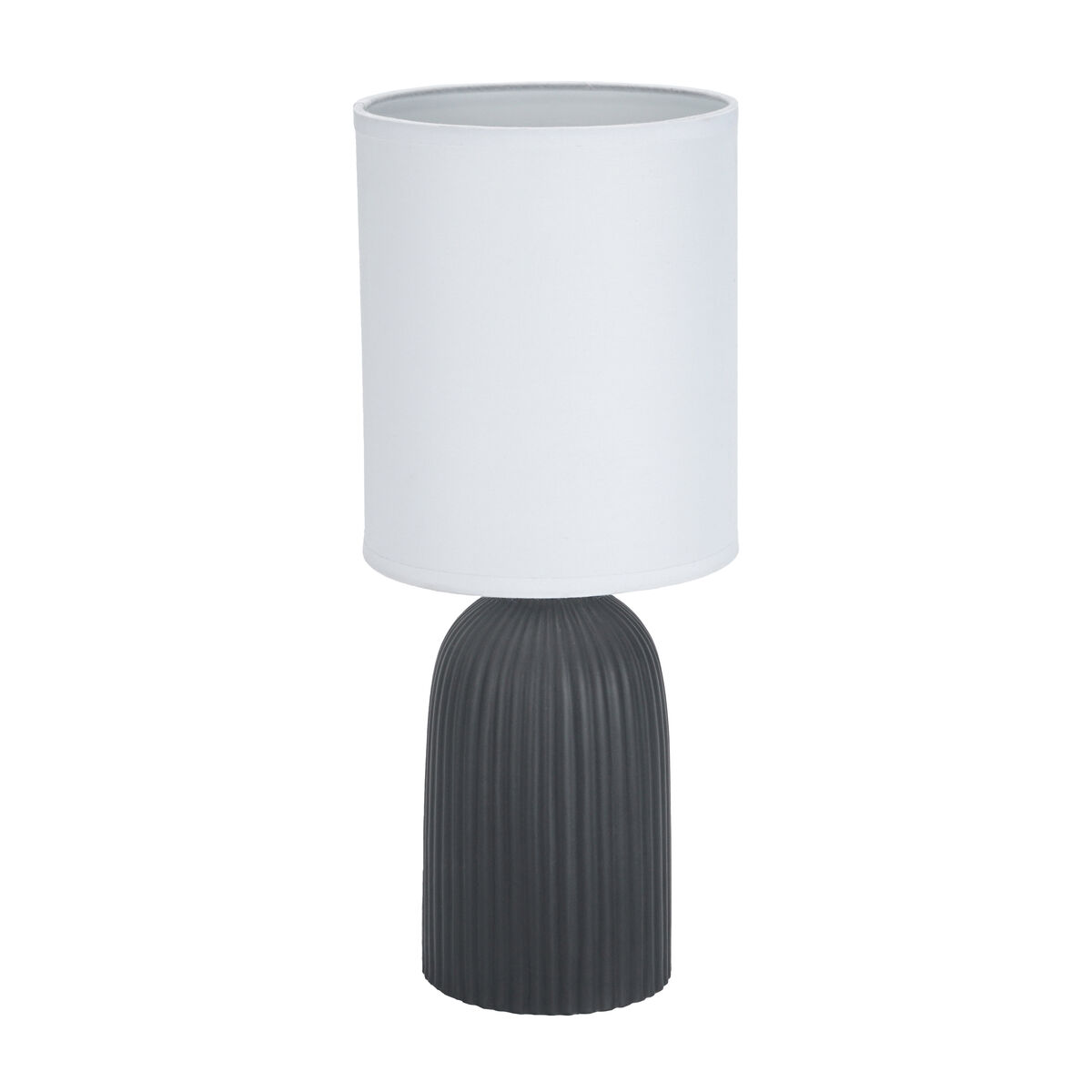 Bordslampa Versa Svart Bomull Keramik 40 W 15 x 36 cm