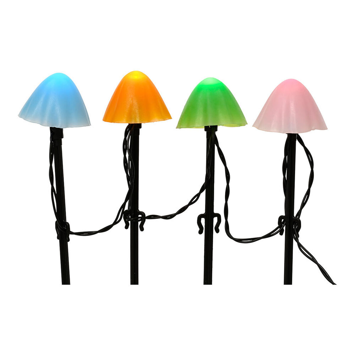 Dekorativ belysning för växter Lumineo 491763 Multicolour Mini Svamp (20 antal)