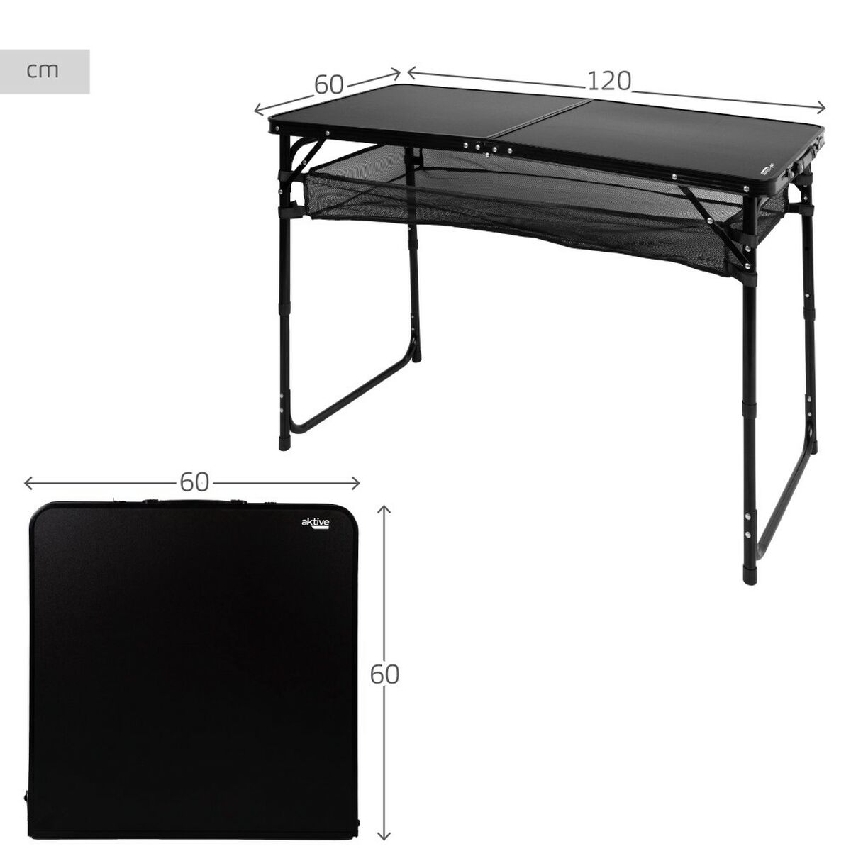 Fällbord Aktive 120 x 70 x 60 cm - 4