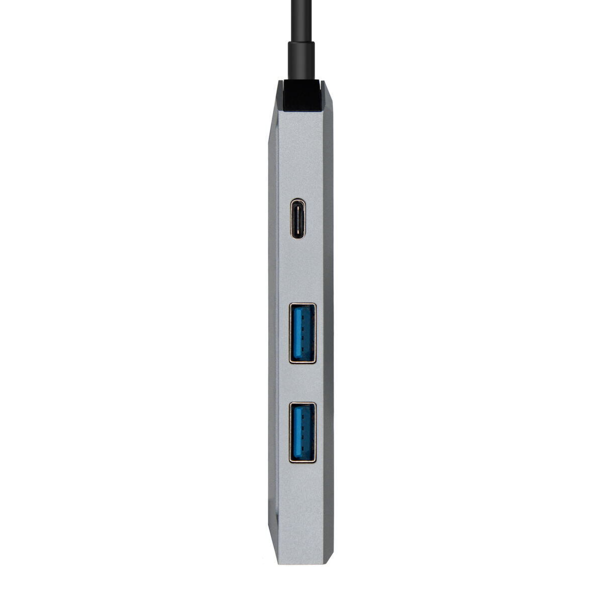 USB-HUB Aisens ASUC-4P002-GR Svart Grå - 3