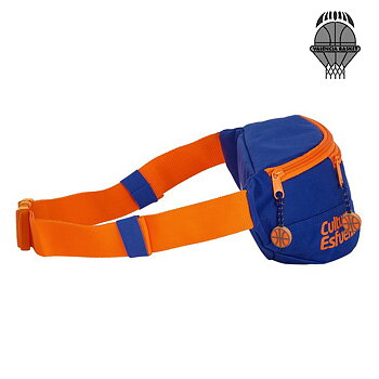 Midjeväska Valencia Basket Blå Orange (23 x 12 x 9 cm)