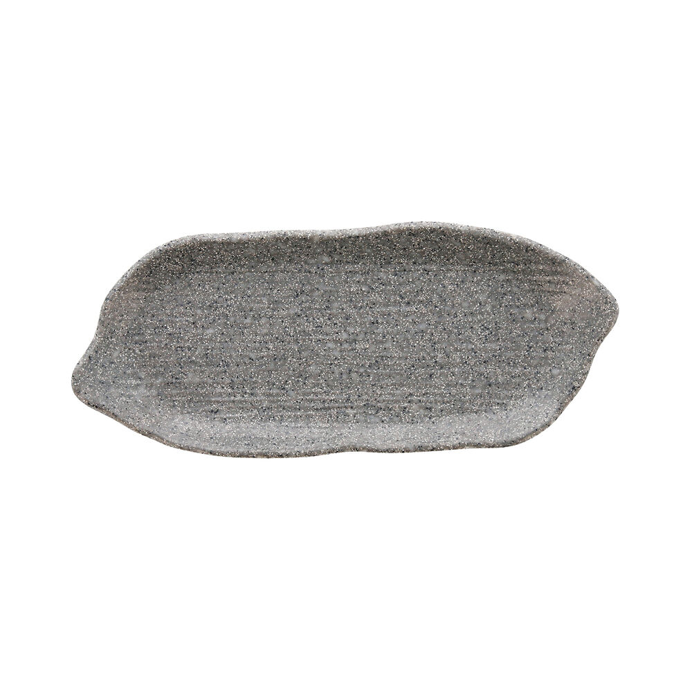 Platt skål Quid Lonja Grå Plast (12 antal) (Pack 12x) - 2