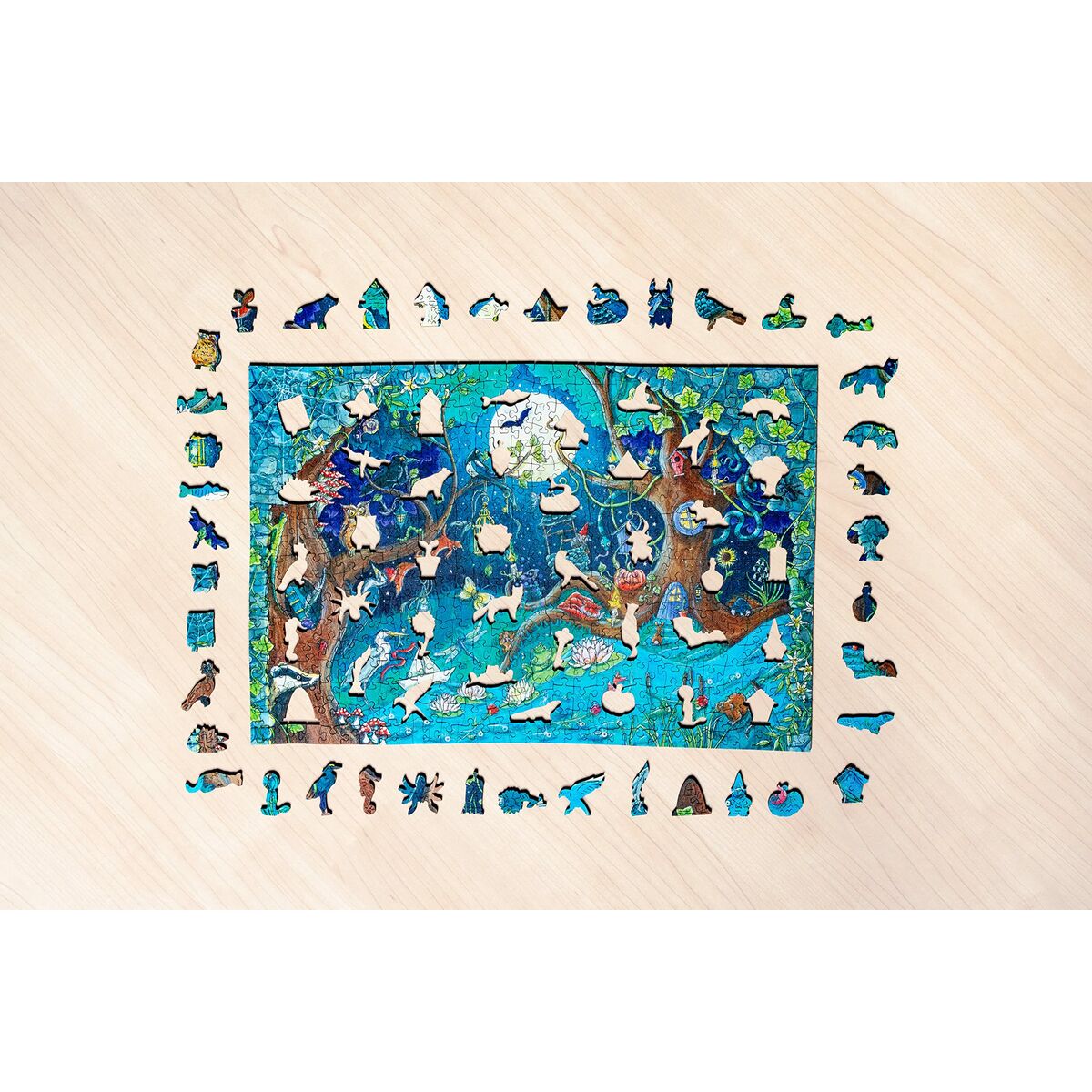 Pussel Ravensburger 17516 Fantasy Forest Trä 500 Delar - 15