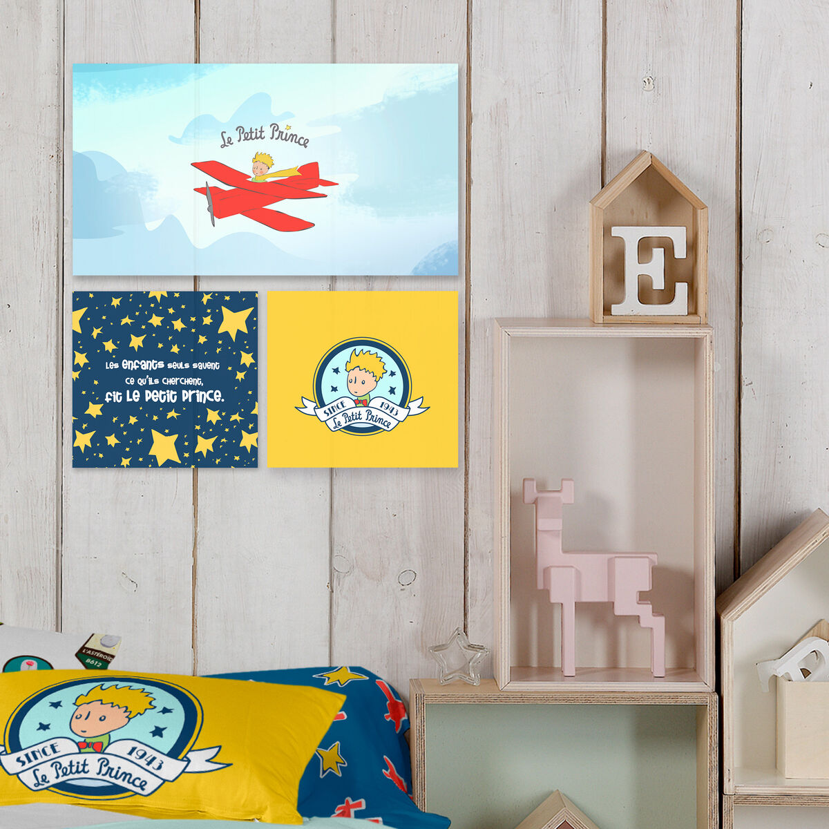 Kanvas HappyFriday LE PETIT PRINCE Multicolour 28 x 3 x 28 cm - 2