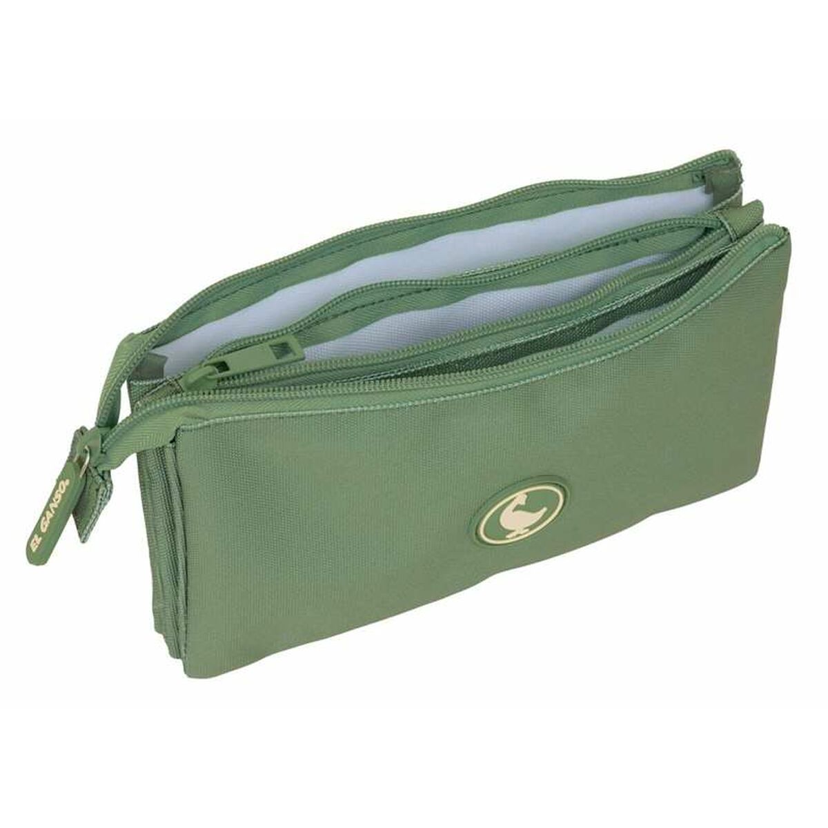 Tredubbel Carry-all El Ganso Basics Grön 22 x 12 x 3 cm - 2
