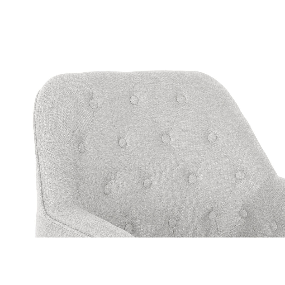 Fåtölj DKD Home Decor Svart Beige Metall 65 x 73 x 79,5 cm - 4