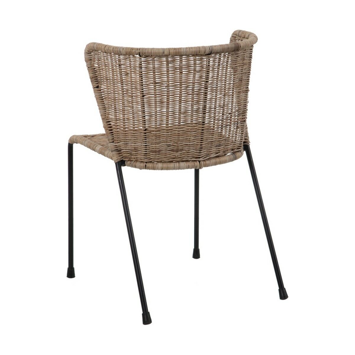 Matsalsstol 50 x 54 x 77 cm Naturell Svart - 4