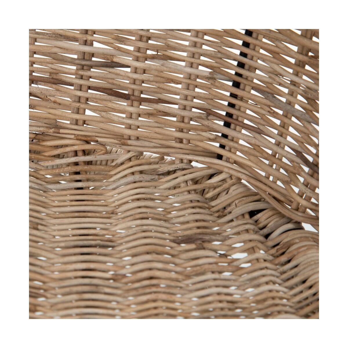Matsalsstol 50 x 54 x 77 cm Naturell Svart - 7