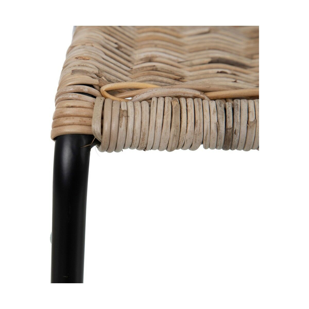 Matsalsstol 50 x 54 x 77 cm Naturell Svart - 8
