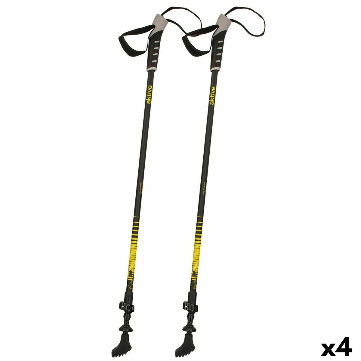 Trekkingkäpp Aktive 4,5 x 135 x 3 cm (4 antal)