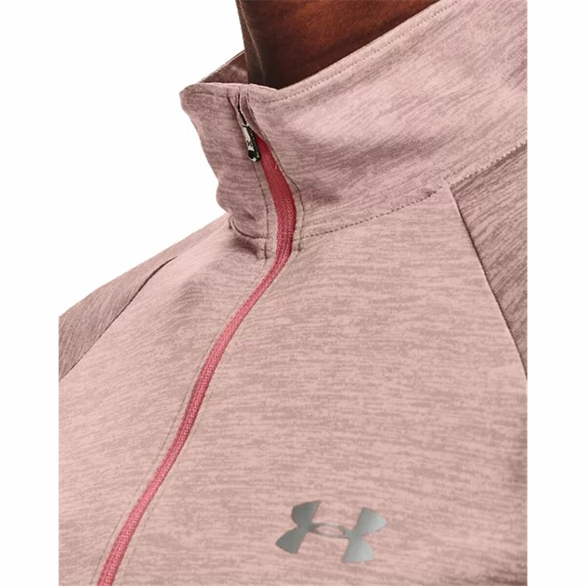 T-shirt med kortärm Dam Under Armour  Tech 1/2 Zip Rosa - 6