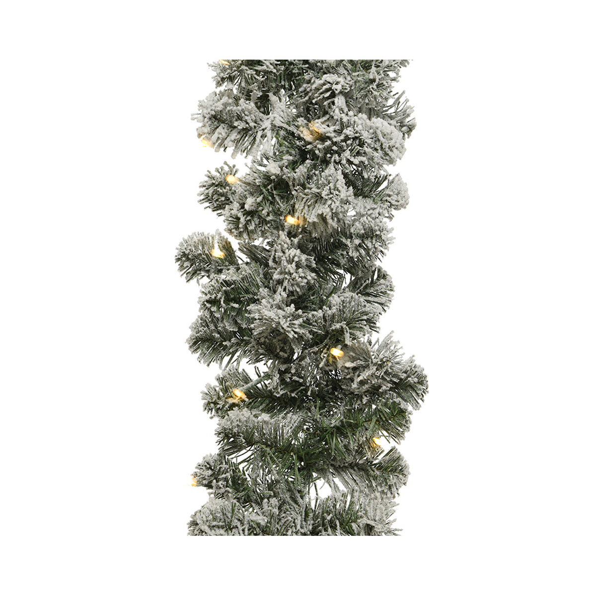 LED-krans Lumineo Imperial Snöfall Varmvit 6,1 m 30 cm