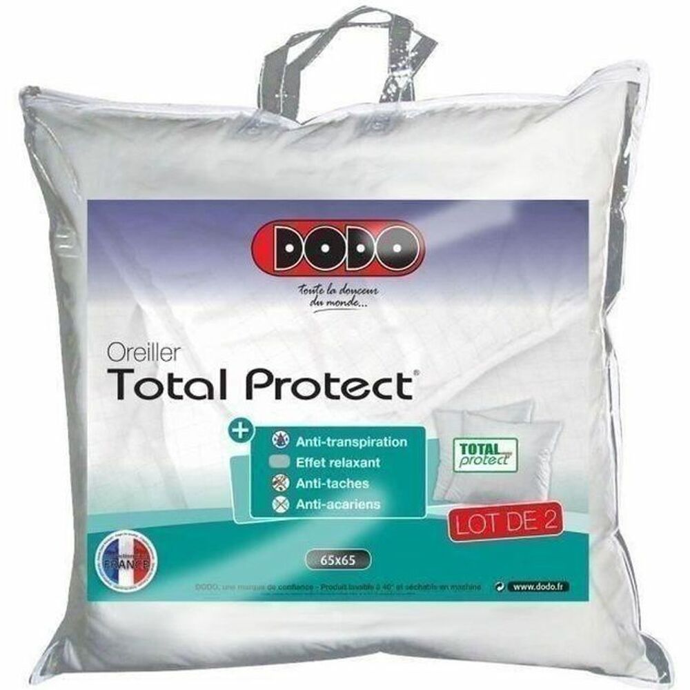 Kudden DODO Total Protect Vit 65 x 65 cm (2 antal)