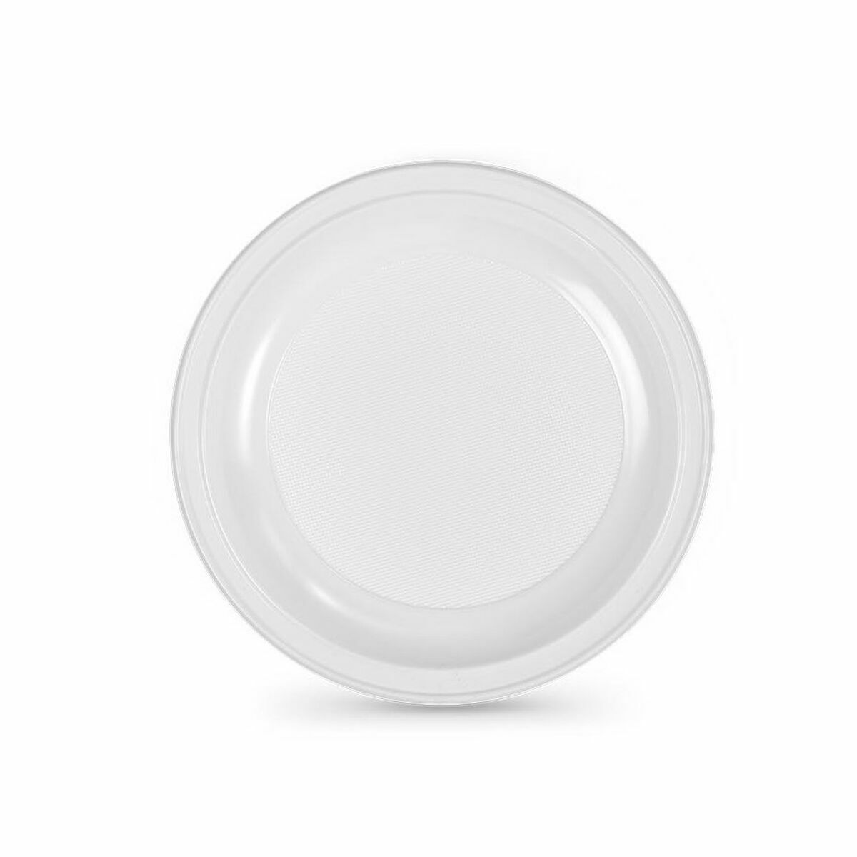 Set med återanvändbara tallrikar Algon Vit Plast 25 x 25 x 1,5 cm (36 antal) - 2