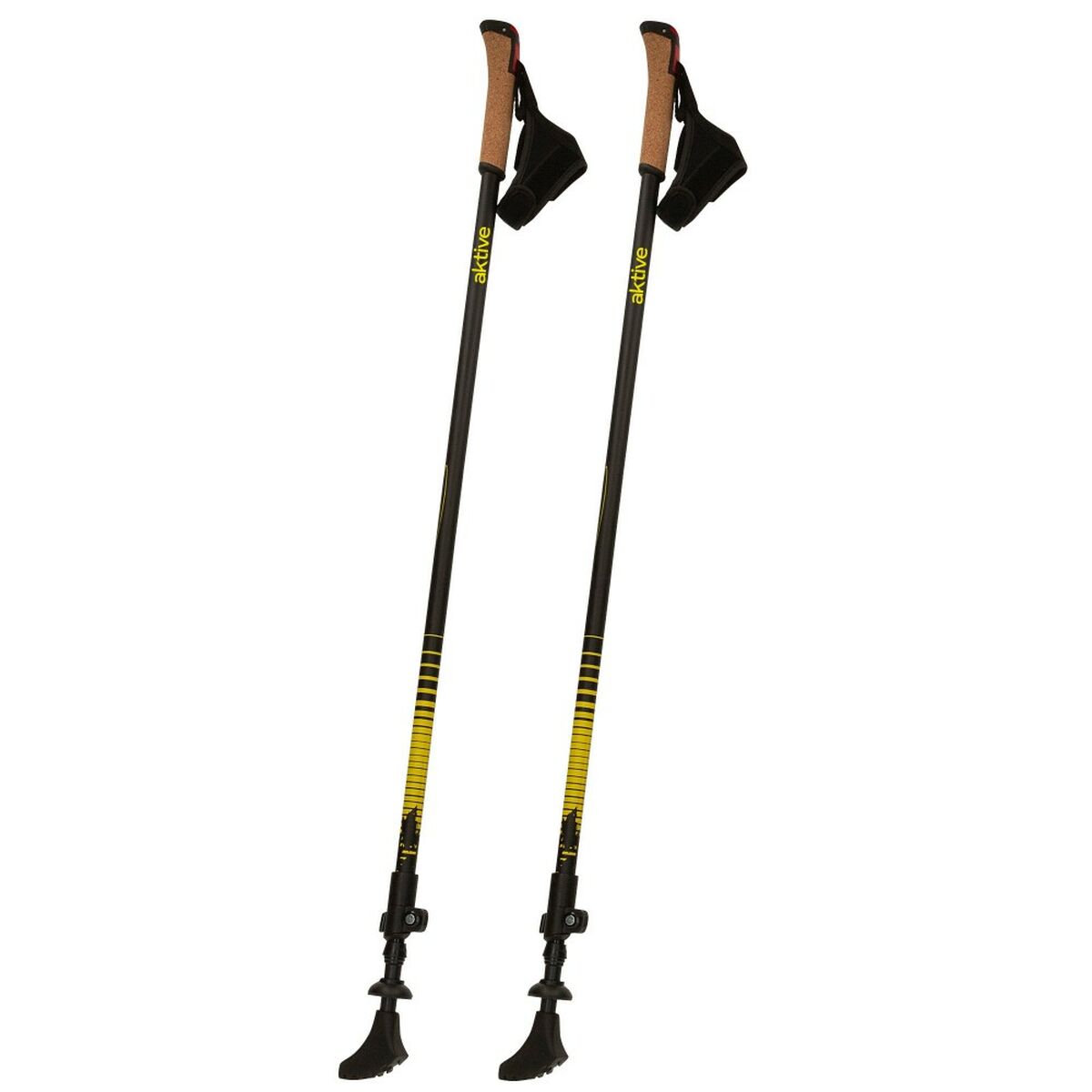 Trekkingkäpp Aktive 4,5 x 135 x 3 cm (2 antal) - 2