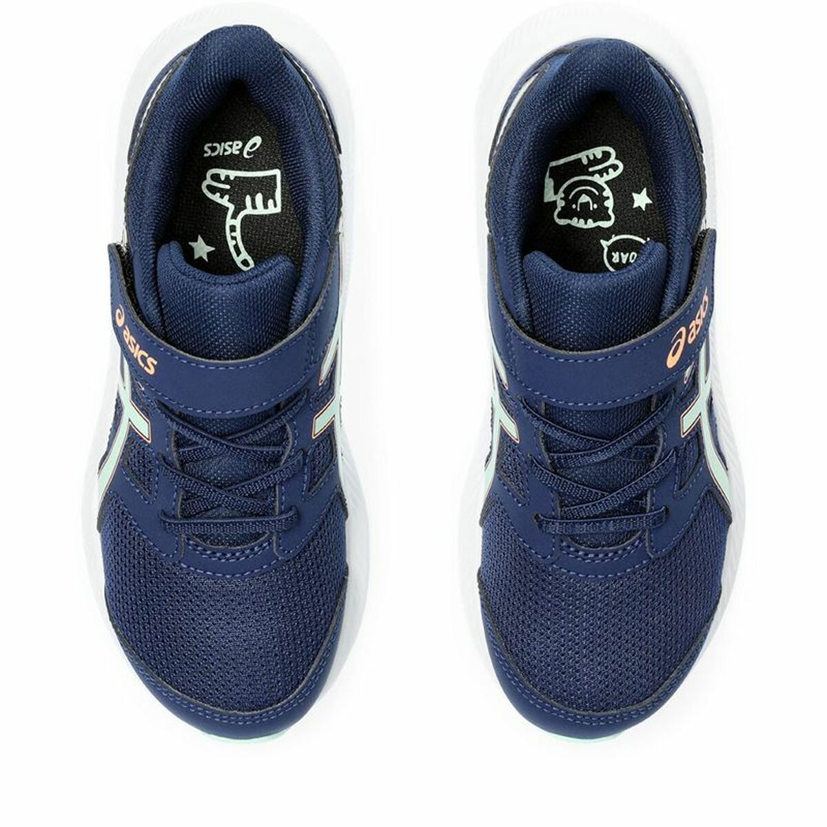 Löparskor, Barn Asics Jolt 4 Ps Blå Mint - 4