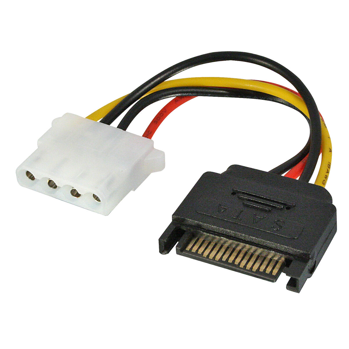 Elkabel SATA LINDY 1,5 cm Svart Multicolour