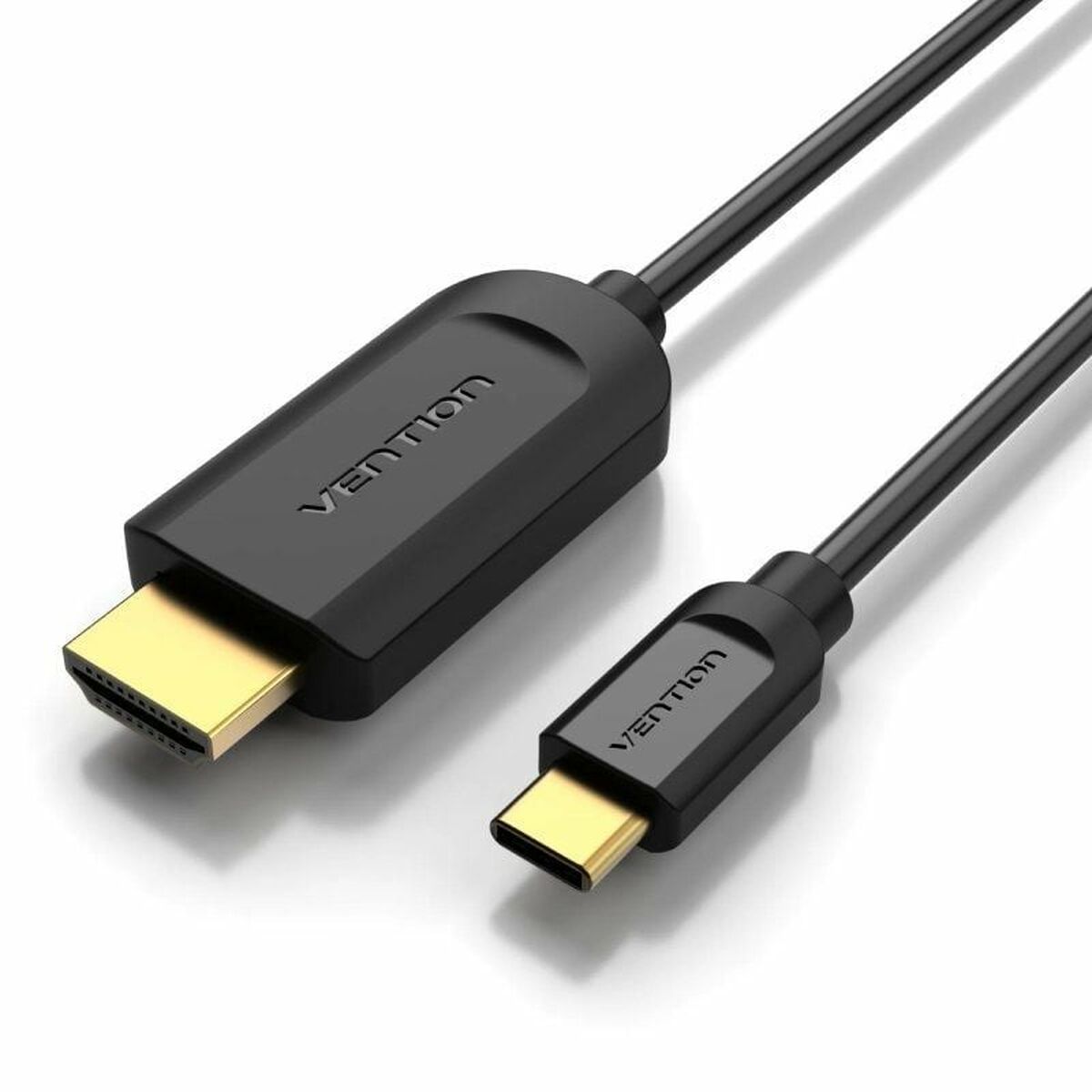 Kabel HDMI Vention CGUBH 2 m Svart Gyllene - 2