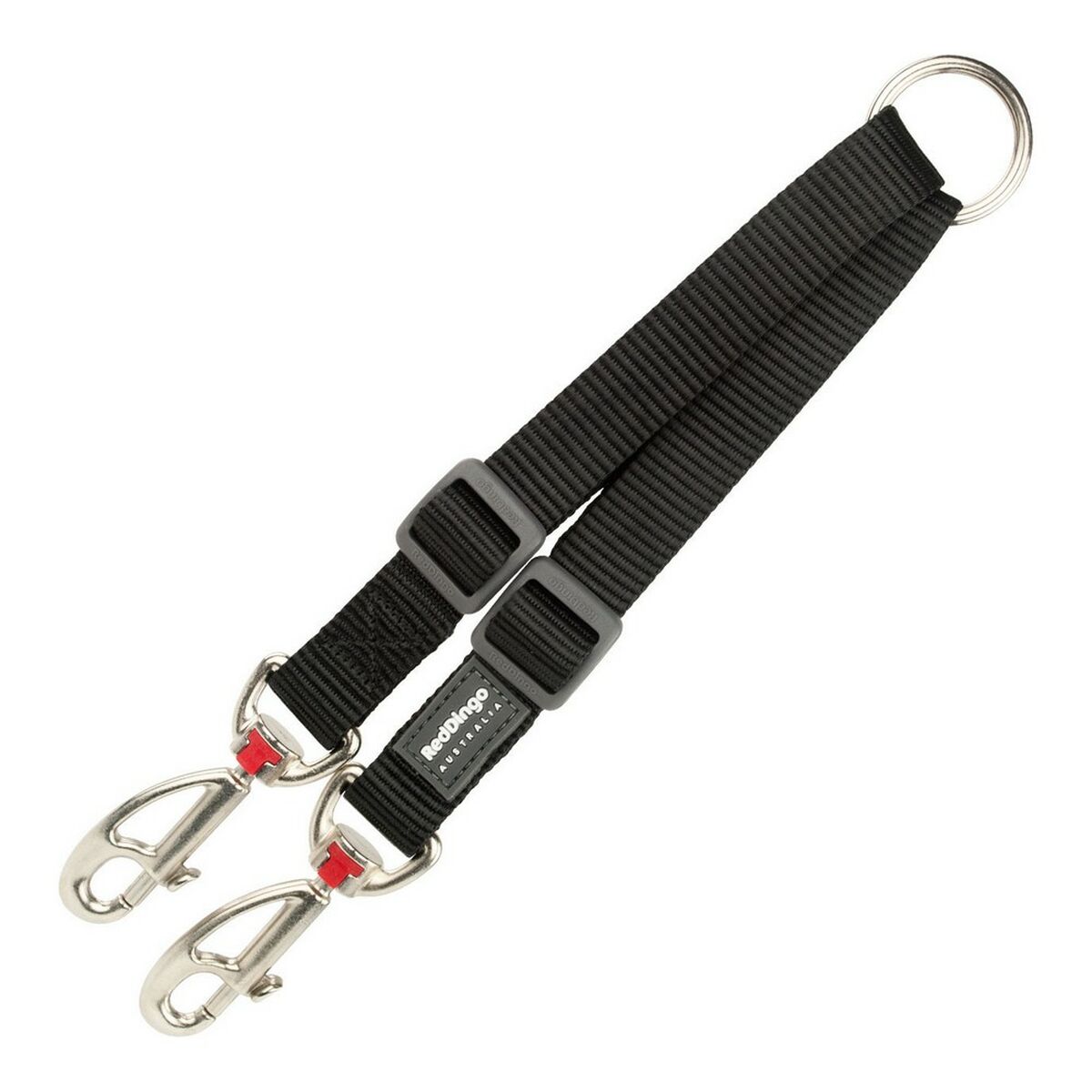 Koppling för 2-hundsledning Red Dingo Svart black (1.2 x 16.5-22 cm) (1,2 x 16.5-22 cm) - 2