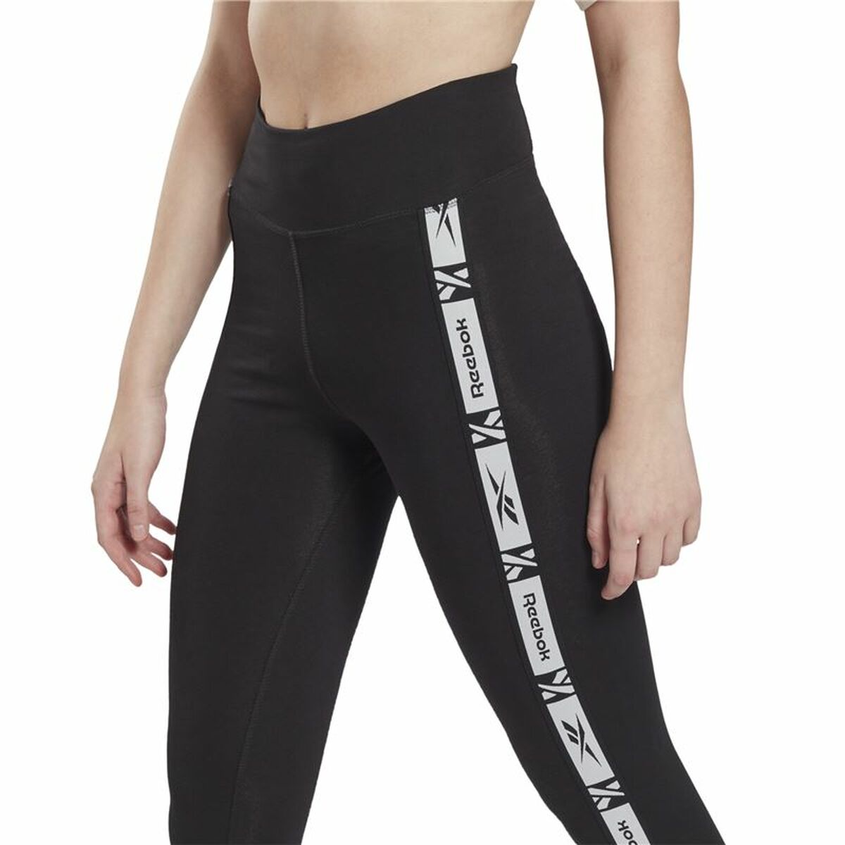 Sport-leggings, Dam Reebok TE Tape Svart - 3