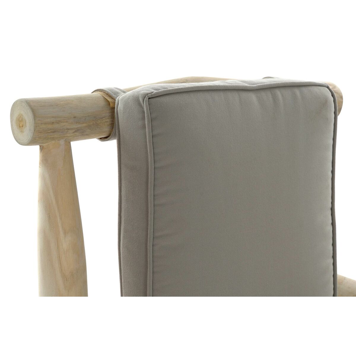 Trädgårdssoffa DKD Home Decor Naturell Ljusgrå Teak 65 x 80 x 92 cm - 3