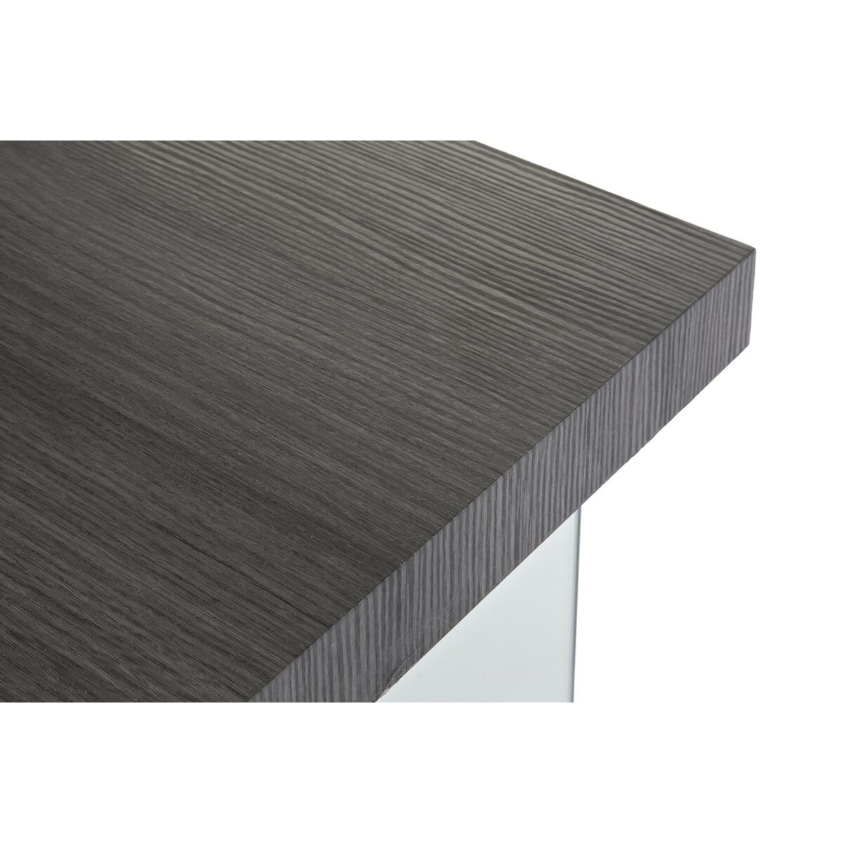 Skrivbord DKD Home Decor Grå Transparent Glas Trä MDF 120 x 50 x 76 cm - 13