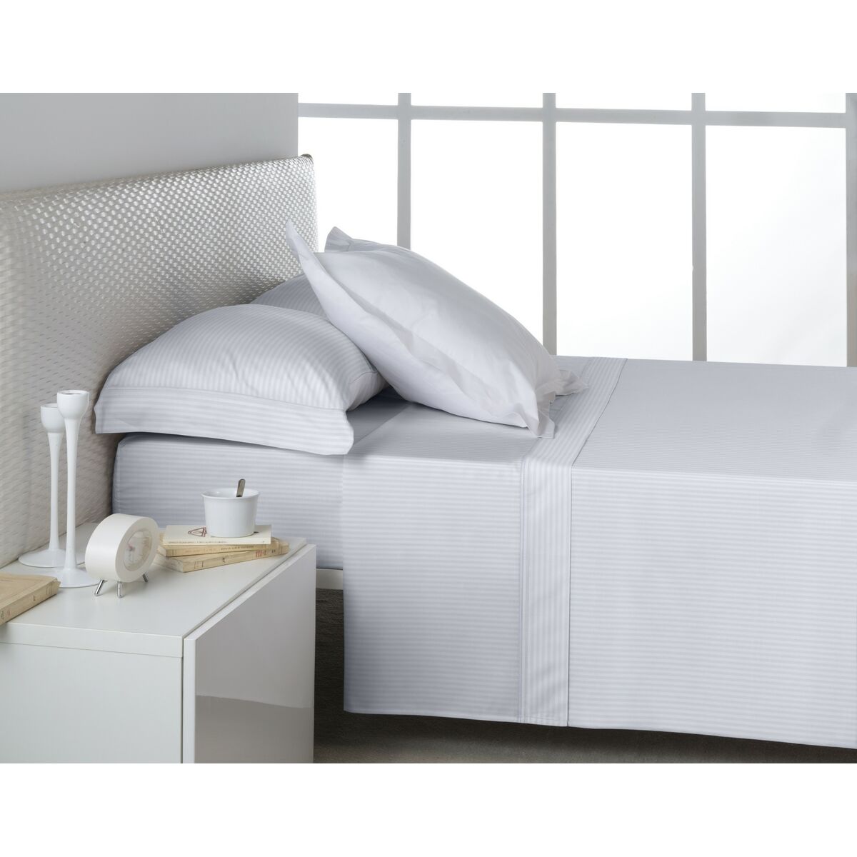 Bäddset Alexandra House Living Vit Säng 135/140 3 Delar - 3