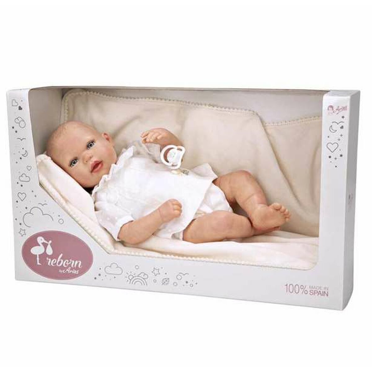 Återfödda dockor Arias Delia 45 cm - 10