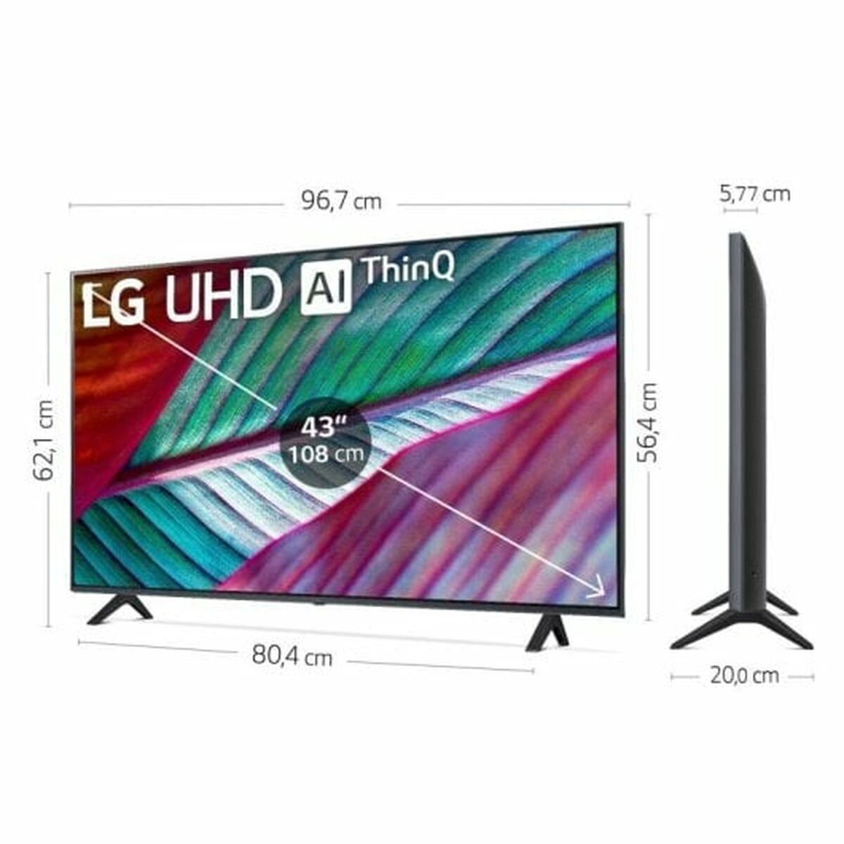 Smart TV LG 43UR781C 4K Ultra HD 43" LED HDR D-LED - 4