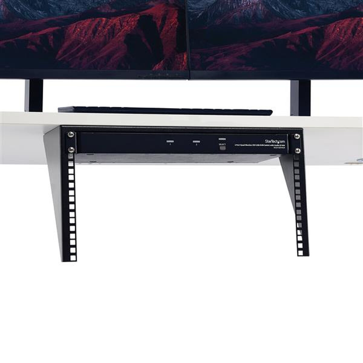 Stöd Startech RK619WALLV Svart Stål - 3