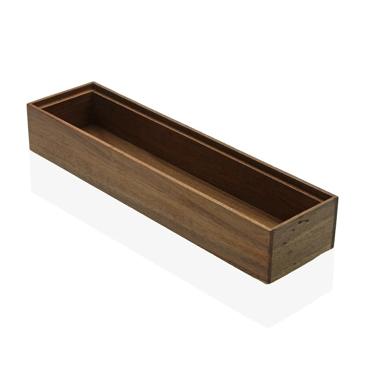 Allsidig låda Versa Bambu Akaciaträ 7,7 x 5,1 x 30,5 cm - 2