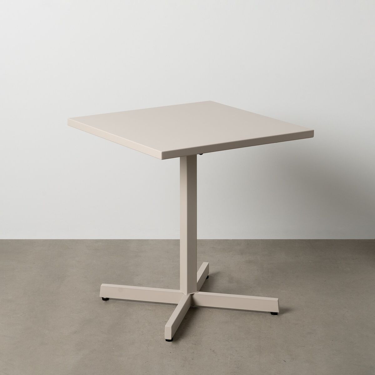 Hopfällbara sidobord Beige-brun (taupe) 70 x 70 x 74 cm - 2