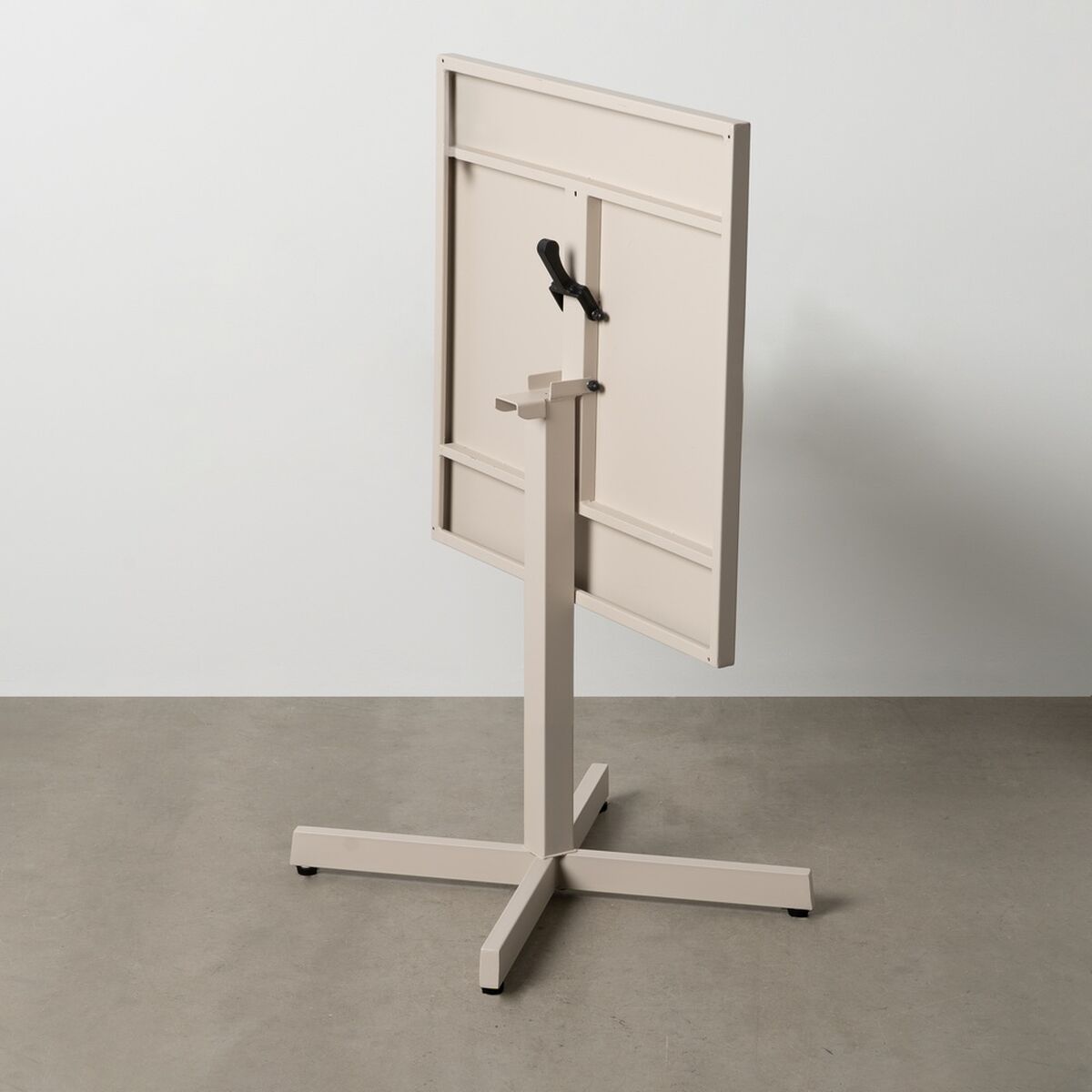 Hopfällbara sidobord Beige-brun (taupe) 70 x 70 x 74 cm - 3