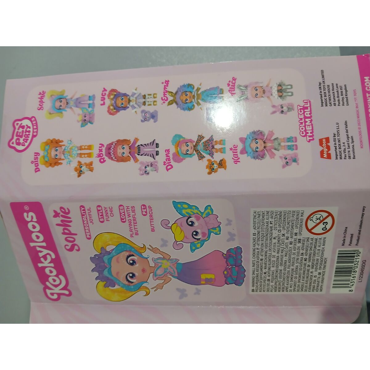 Bebisdocka Magicbox Kookyloos Pet Party 18,5 x 29 x 23 cm - 3
