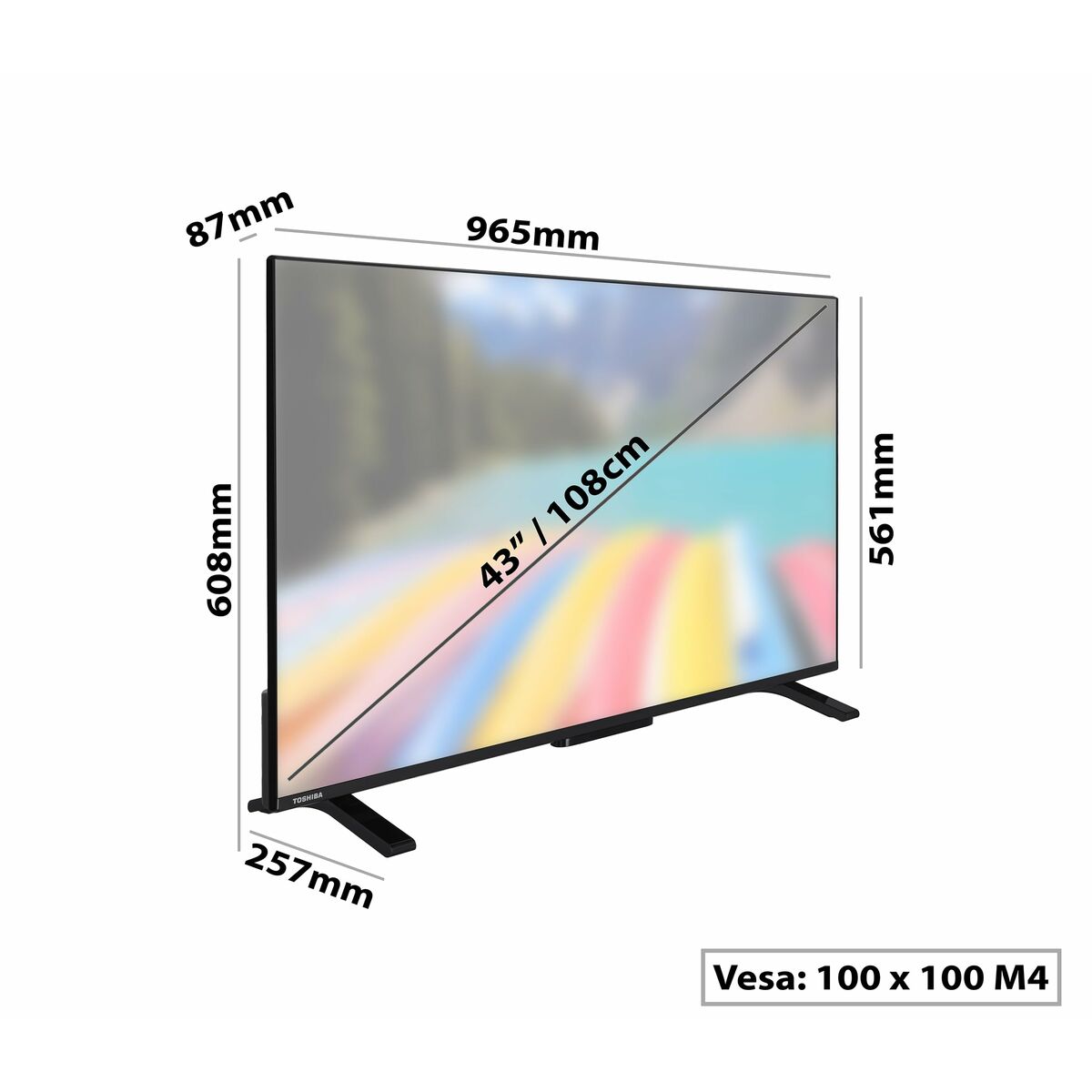 Smart TV Toshiba 43UV2363DG 4K Ultra HD 43" LED - 4