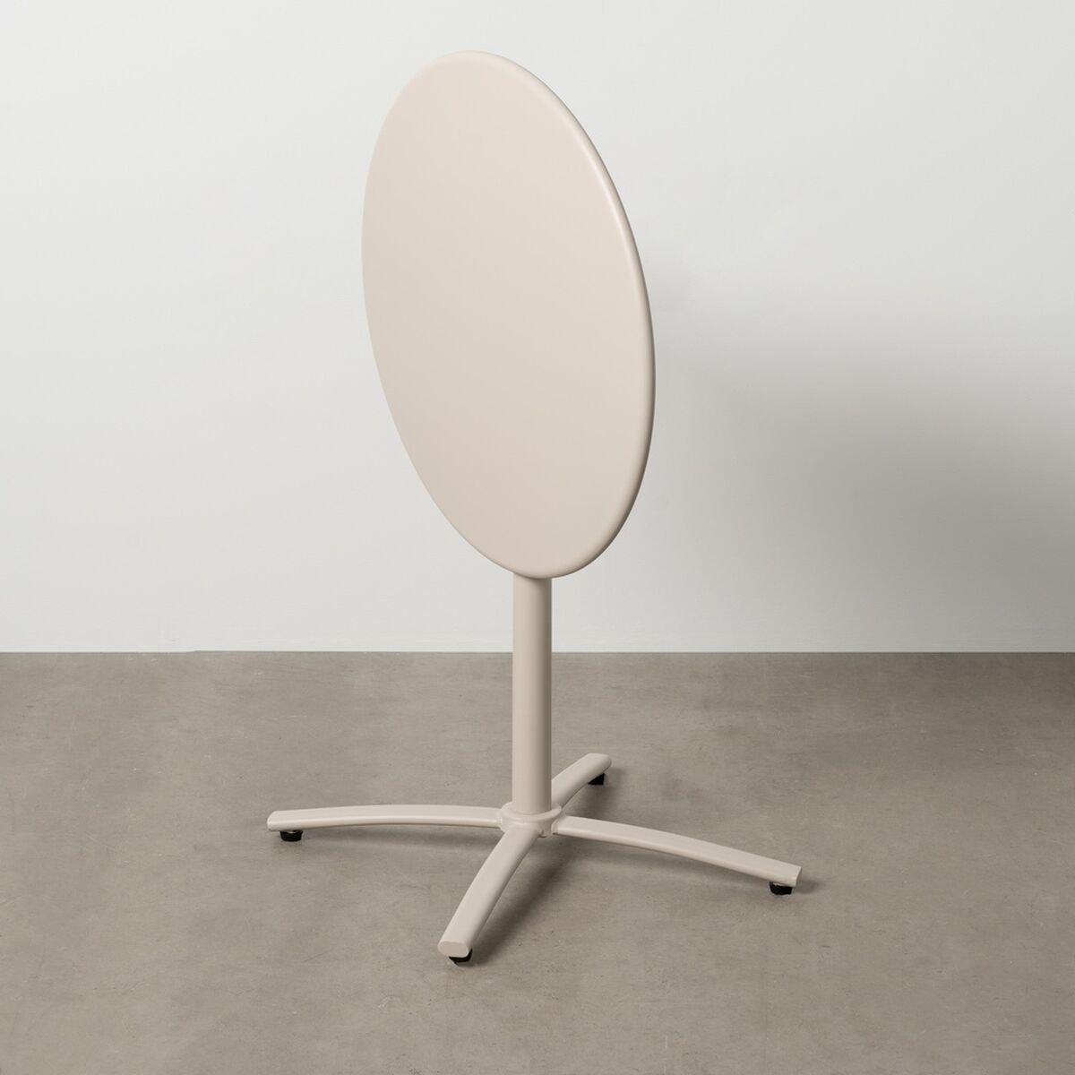 Hopfällbara sidobord Beige-brun (taupe) 70 x 70 x 72 cm - 3