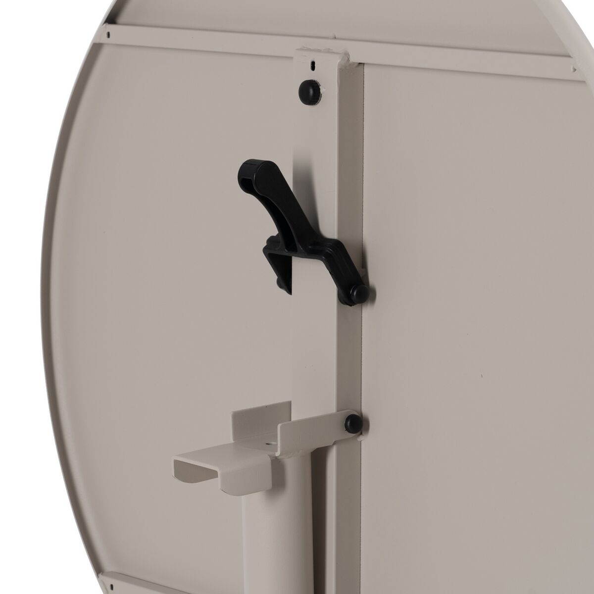 Hopfällbara sidobord Beige-brun (taupe) 70 x 70 x 72 cm - 8