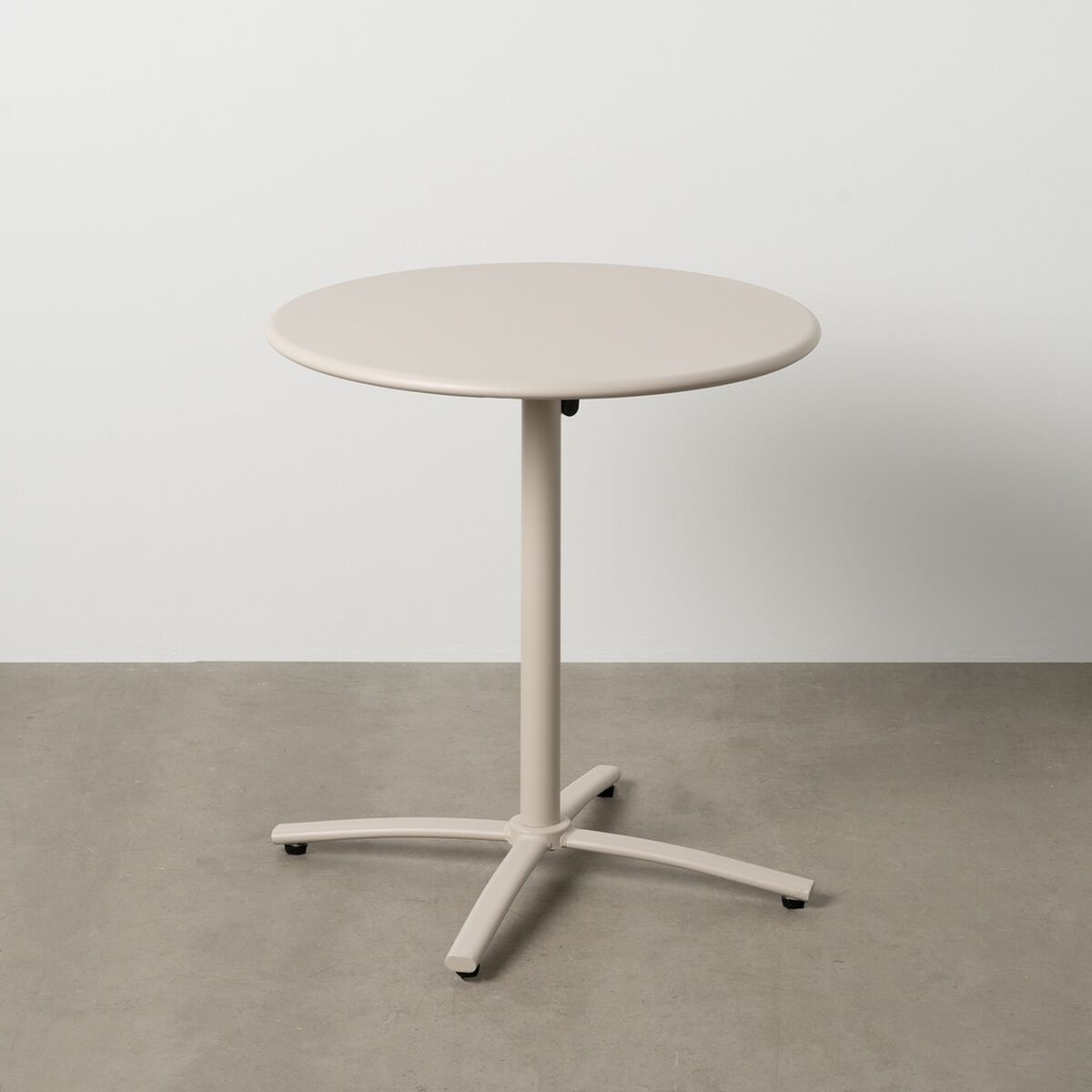 Hopfällbara sidobord Beige-brun (taupe) 70 x 70 x 72 cm - 2